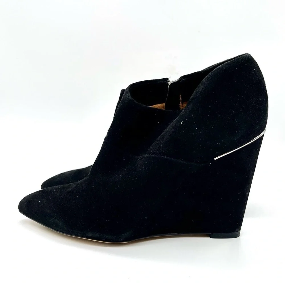Coach Leather Suede wedge Boots